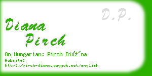 diana pirch business card